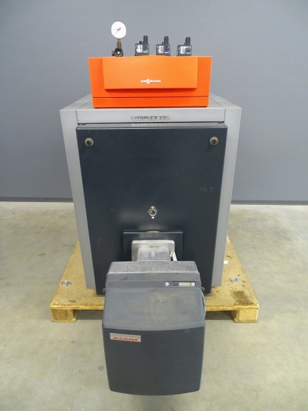 Viessmann Vitoplex 200 SX2A Öl-Gas-Heiz-Kessel Brenner 350kW Heizung Bj.2013