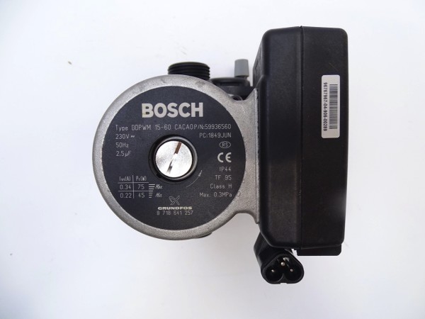 Junkers - Bosch Grundfos DDPWM 15-60 CACAO Umwälz-Pumpe Heizung - 87186412570